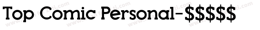 Top Comic Personal字体转换